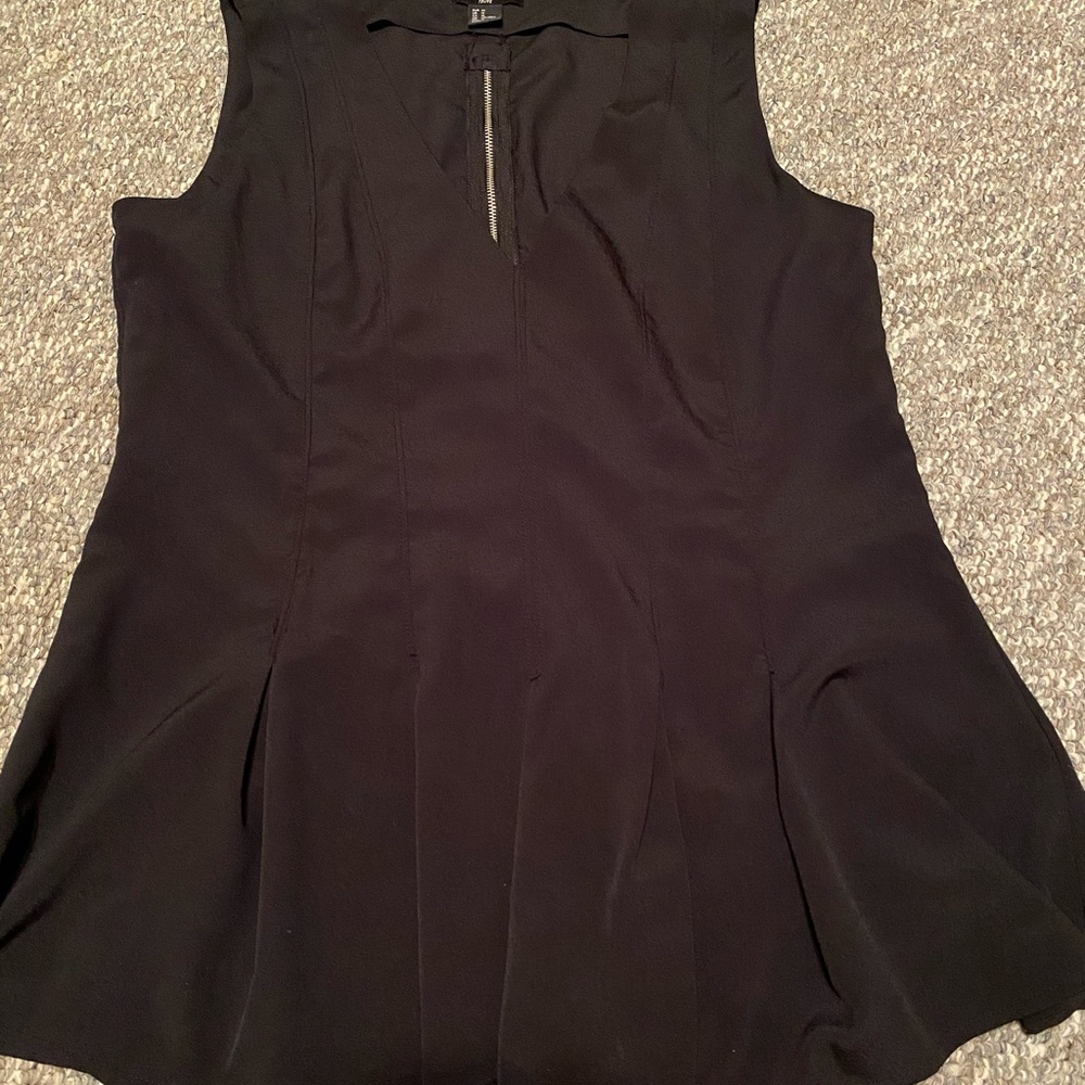 H&M black flowy blouse SZ 14